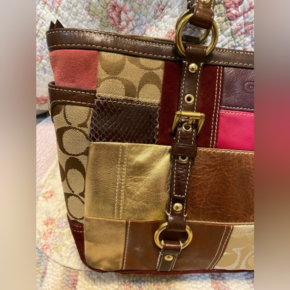 Coach Y2K Legacy Patchwork 10437 Limited Edition Tote Shoulder Bag - Picture 5 of 14